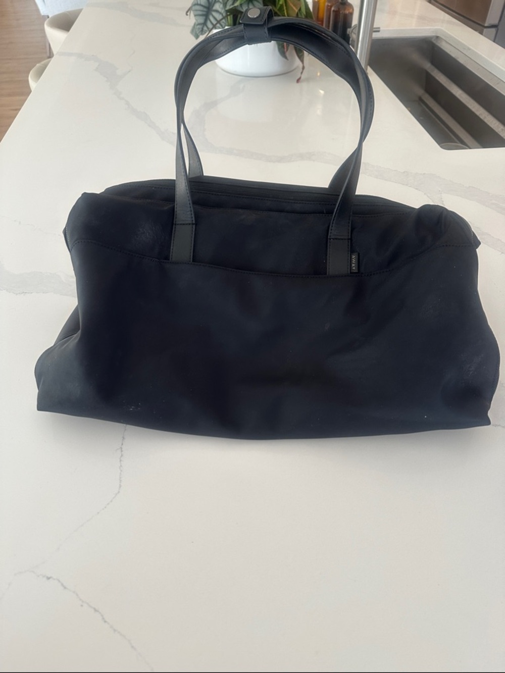 Away Gray Nylon Organizer Tote with Mesh Compartments